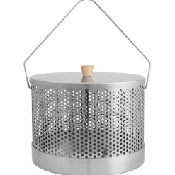 Popcorngryte 10 liter, rustfritt stål