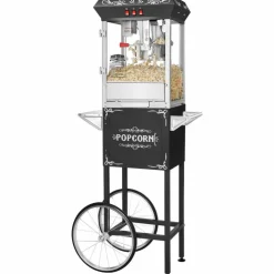 Popcornvogn All Star 8-10 liter Svart