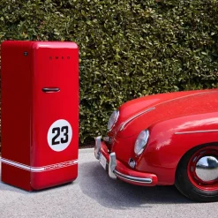 Porsche Limited Edition kjøleskap med fryseboks FAB28RDP9176, Salzburg Red