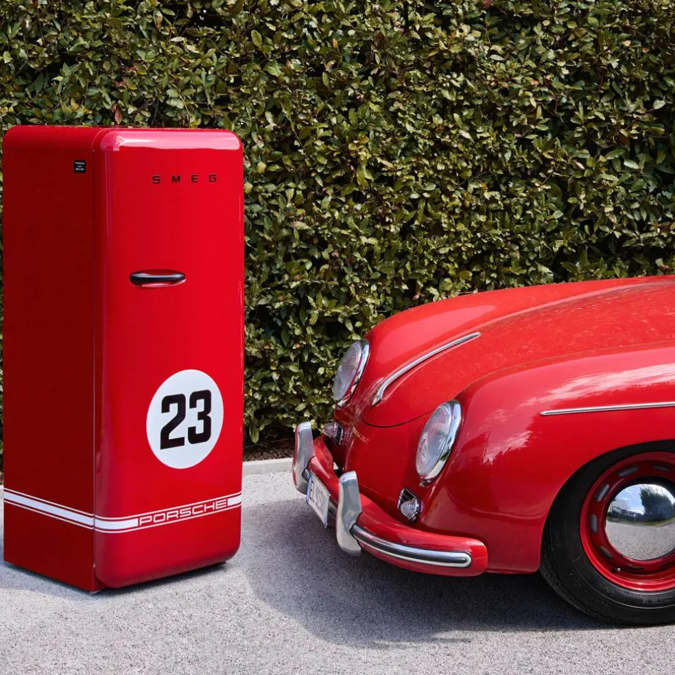 Porsche Special Edition kjøleskap med fryseboks FAB28RDPCW6, carrara white