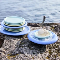 Porto dyp tallerken, lyseblå