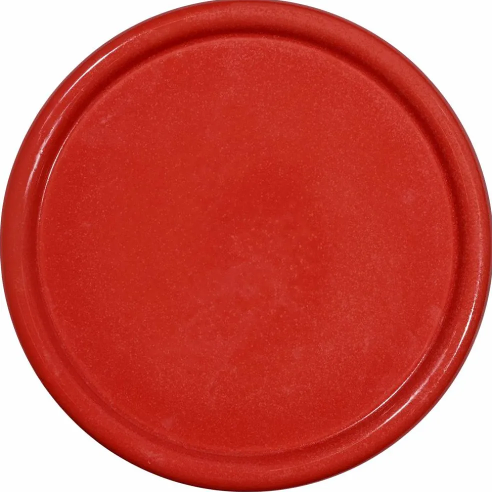 Porto kakefat 26,5 x 11 cm, rød/beige