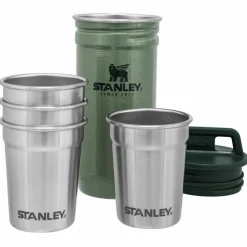 Pre-Party shotglass sett, hammertone green