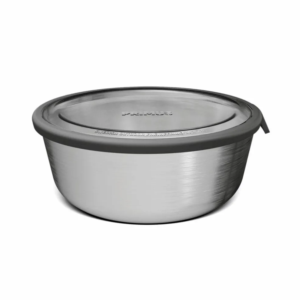 PrepSkål med lokk 0,6 liter, rustfritt stål