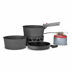 PrimeTech Stove Set stormkjøkken, 2x1,3 L + panne