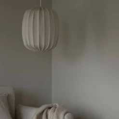 Prisma Linen Natural taklampe, 35 cm