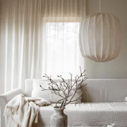 Prisma Linen Natural taklampe, 25 cm