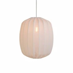 Prisma taklampe i lin 35 cm, hvit
