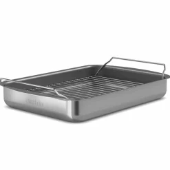 Professional langpanne med rist 30 x 22 cm