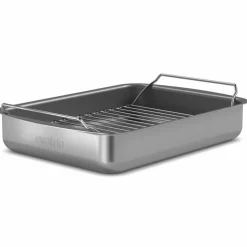 Professional langpanne med rist 30 x 22 cm