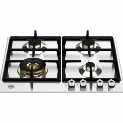 Professional P604LPROX Gasskokeplate 4 brennere, rostfritt stål 60 cm