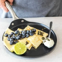Professionell pannekakepanne, 24 cm non-stick