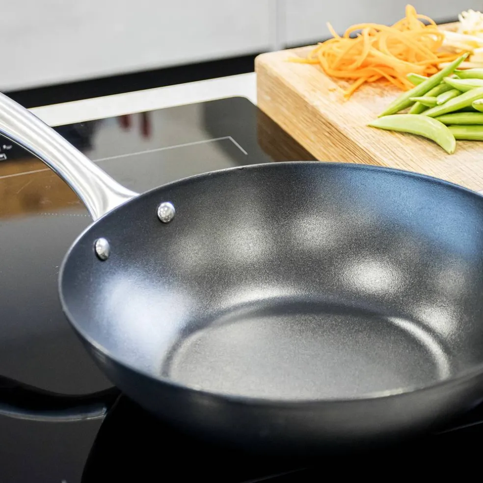 Professionell Wok Induksjon 30 cm Non-stick