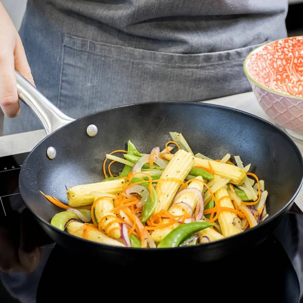 Professionell Wok Induksjon 30 cm Non-stick