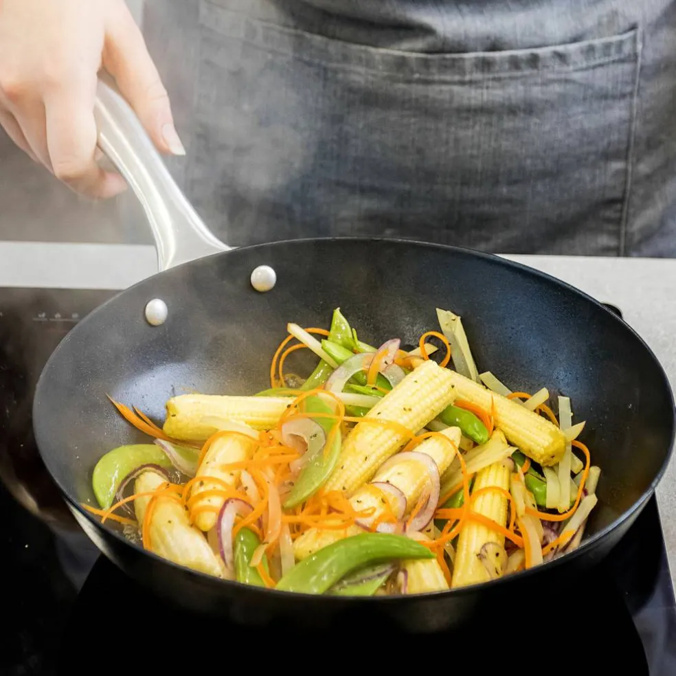 Professionell Wok Induksjon 30 cm Non-stick
