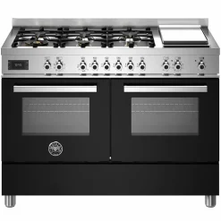 PRO126G2EBIT Professional Gasskomfyr 120 cm, Hvit