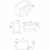 PRO126G2EROT2 Professional gasskomfyr 120 cm med 6 brennere, elektrisk stekebord og 2 ovner, rød