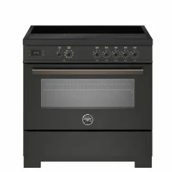 PRO95I1EART2 Professional induksjonskomfyr 90 cm med 5 soner og 1 ovn, oransje