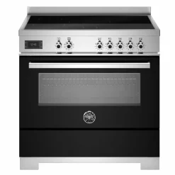 PRO95I1EART2 Professional induksjonskomfyr 90 cm med 5 soner og 1 ovn, oransje