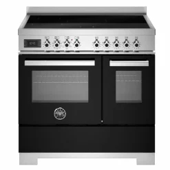 PRO95I2EART2 Professional induksjonskomfyr 90 cm med 5 soner og 2 ovner, oransje