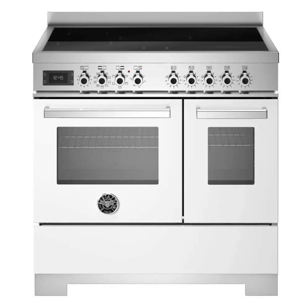 PRO95I2EART2 Professional induksjonskomfyr 90 cm med 5 soner og 2 ovner, oransje