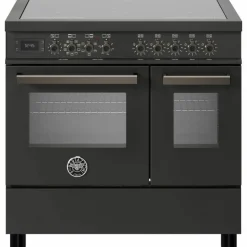 PRO95I2ECAT Professional induksjonskomfyr med dobbelovn 90 cm, matt svart