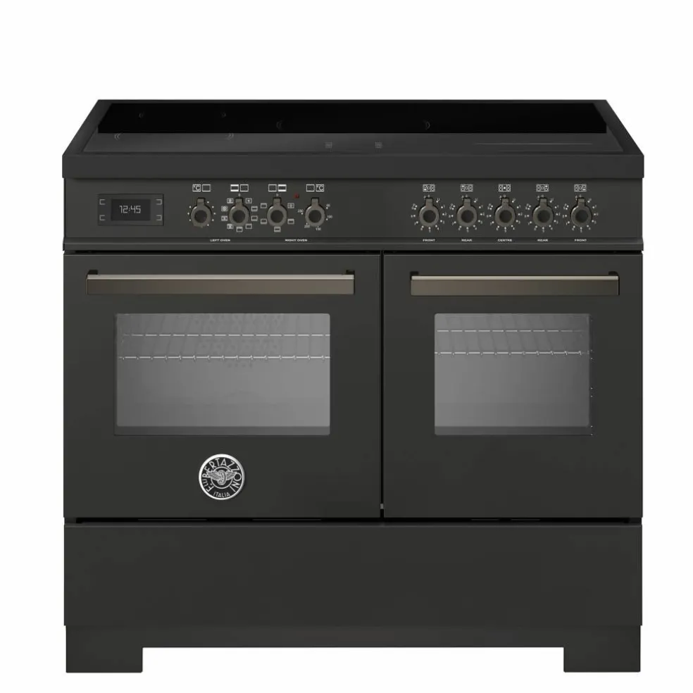 PRO95I2ECAT Professional induksjonskomfyr med dobbelovn 90 cm, matt svart