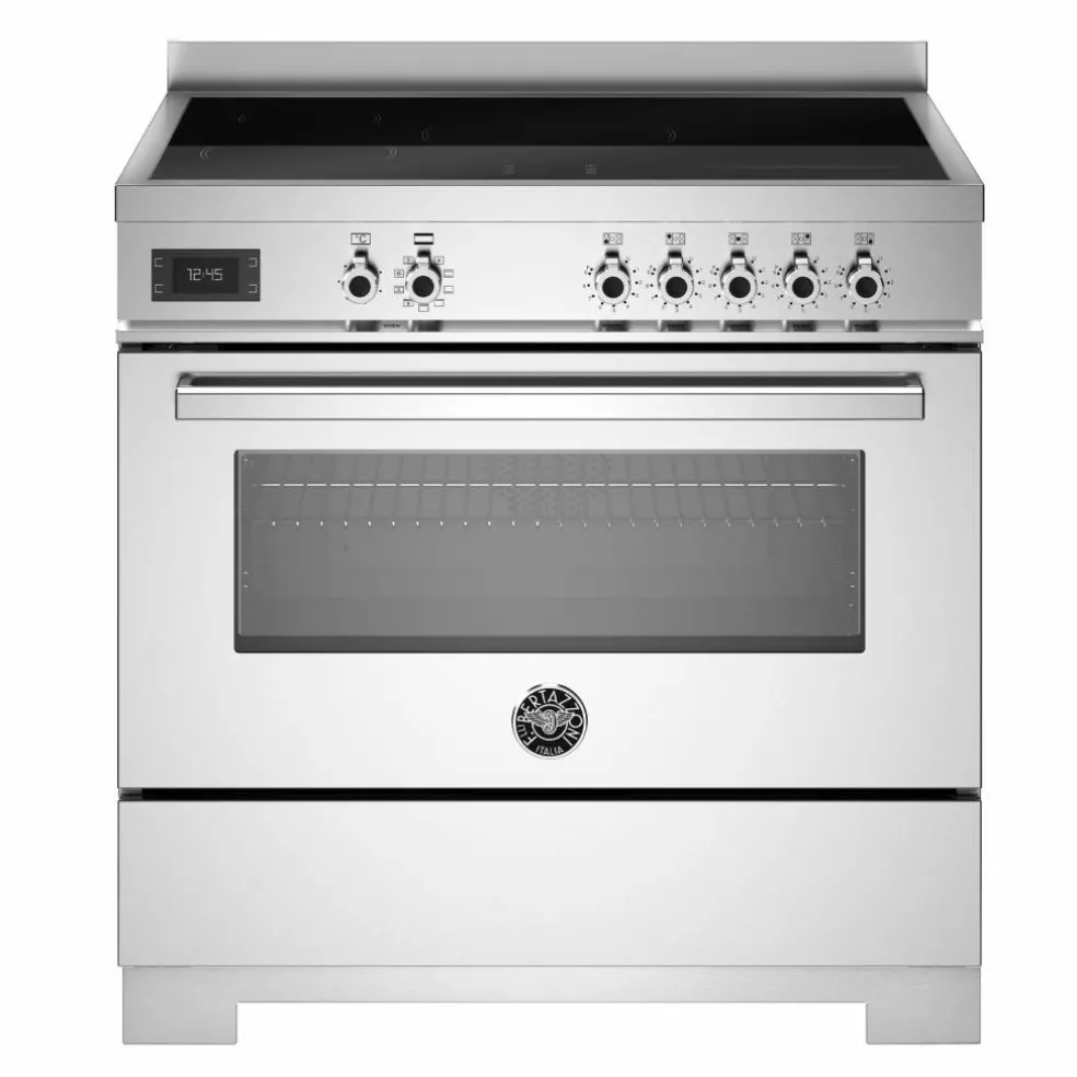 PRO95I1ECAT2 Professional induksjonskomfyr 90 cm med 5 soner og 1 ovn, carbonio