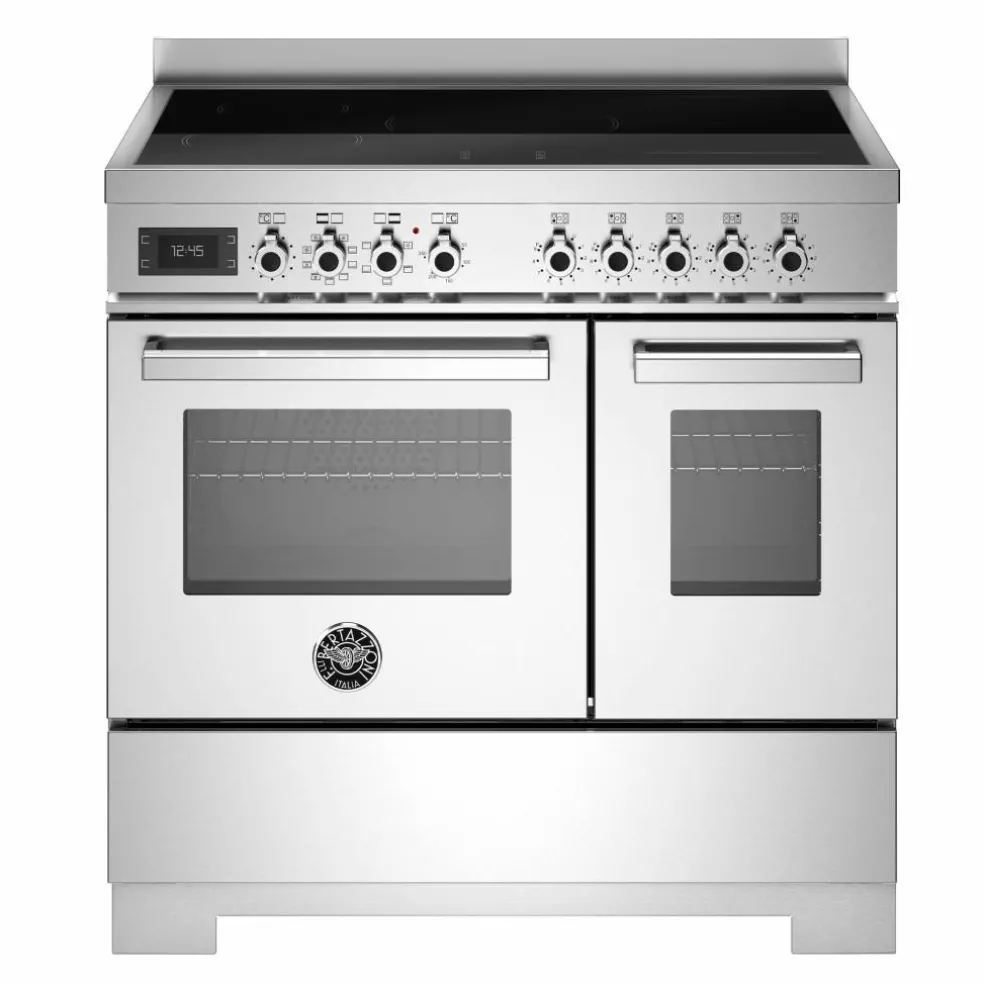 PRO95I2ECAT2 Professional induksjonskomfyr 90 cm med 5 soner og 2 ovner, carbonio