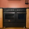 PRO105I2ECAT Professional induksjonskomfyr med dobbelovn 100 cm, Svart