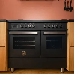 PRO105I2ECAT Professional induksjonskomfyr med dobbelovn 100 cm, Svart
