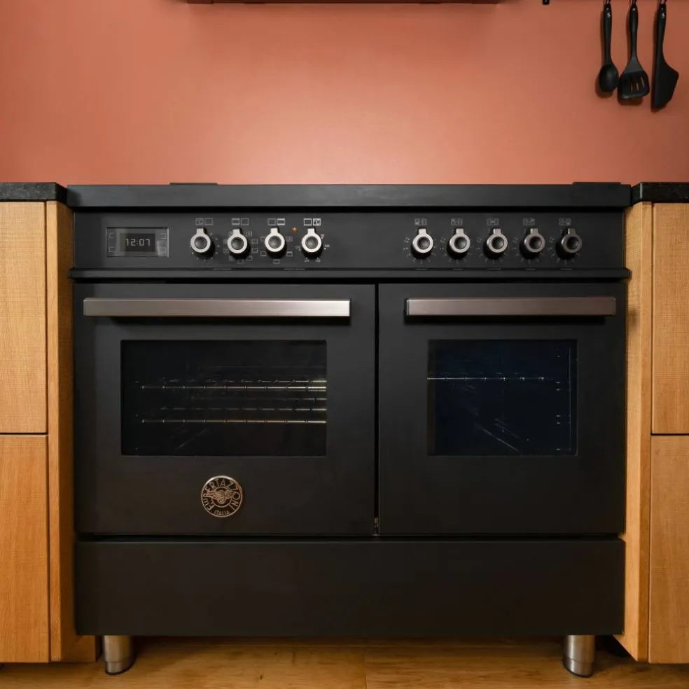 PRO105I2ECAT Professional induksjonskomfyr med dobbelovn 100 cm, Svart