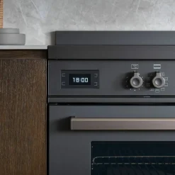 PRO95I2ENET Professional induksjonskomfyr med dobbelovn 90 cm, Svart