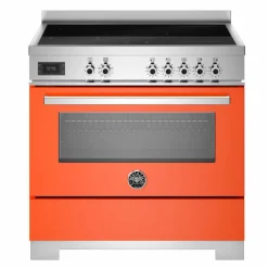PRO95I1ENET2 Professional induksjonskomfyr 90 cm med 5 soner og 1 ovn, svart