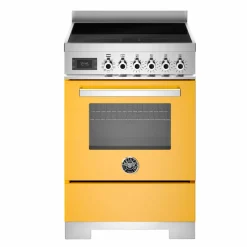 PRO64I1EXT2 Professional induksjonskomfyr 60 cm med 4 soner og 1 ovn, rustfritt stål