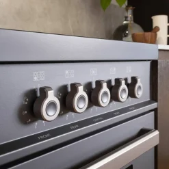 PRO95I2EXT Professional induksjonskomfyr med dobbelovn 90 cm, Rustfritt Stål