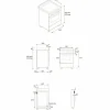 PRO64L1EGIT2 Professional gasskomfyr 60 cm med 4 brennere og 1 ovn, gul