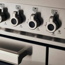 PRO96L2EXT2 Professional gasskomfyr 90 cm med 6 brennere og 2 ovner, rustfritt stål