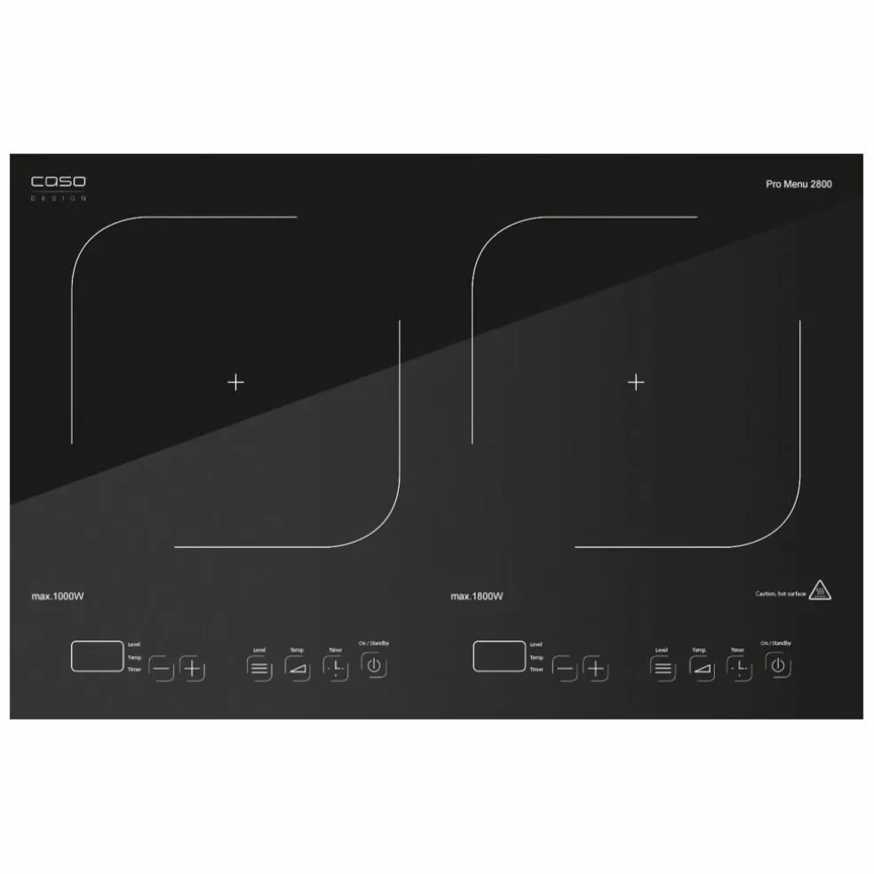 Pro Menu 2800 induksjonstopp, svart
