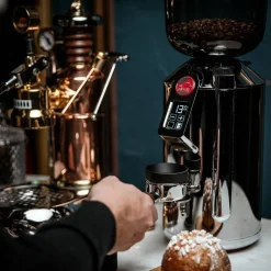 Prosumer elektrisk kaffekvern, krom