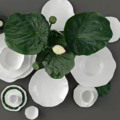 Pura frokosttallerken 22 cm, hvit