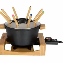 Pure fonduesett, sort