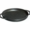 Pure Grill Grillpanne Rund 26 cm, Svart