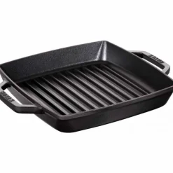 Pure Grill kvadratisk 33 cm svart