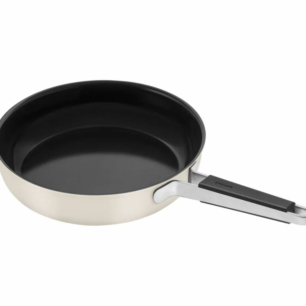 Pure stekepanne 28 cm, rustfritt stål, grå
