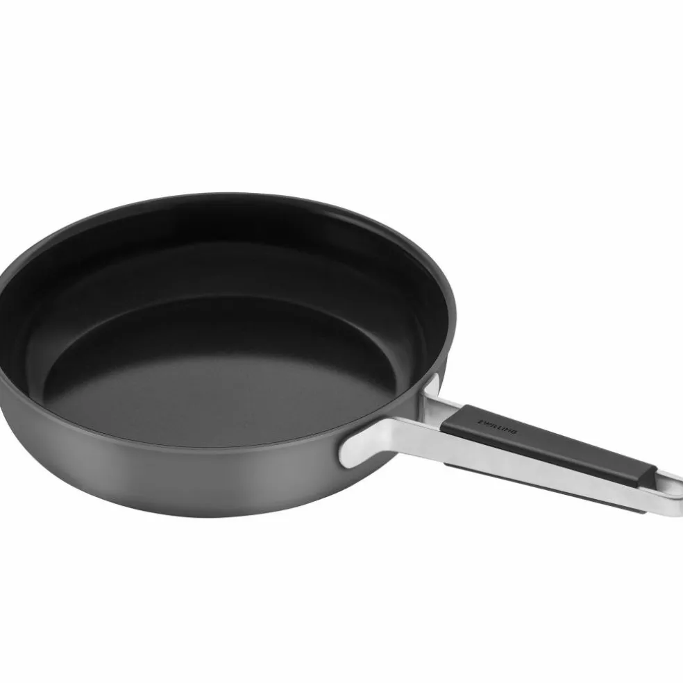 Pure stekepanne 28 cm, rustfritt stål, grå