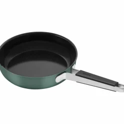 Pure stekepanne 24 cm, rustfritt stål, elfenbenshvit