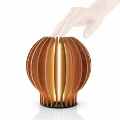 Radiant rund LED-lampe, eik