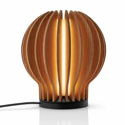 Radiant rund LED-lampe, eik