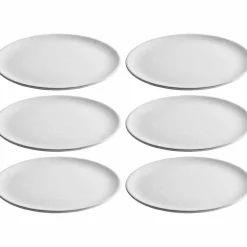 RAW Desserttallerken, Arctic White 6 stk